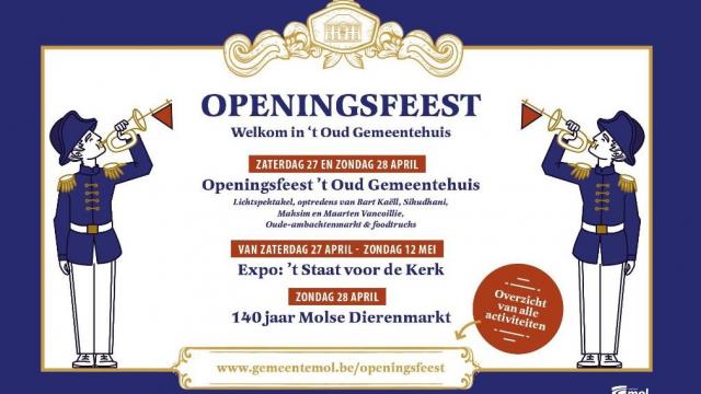 Openingsfeest oud gemeentehuis