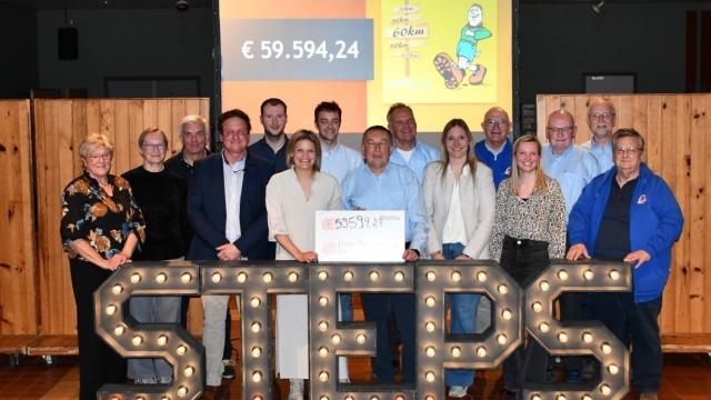 Steps On Fire schenkt 59594 euro aan het goede doel