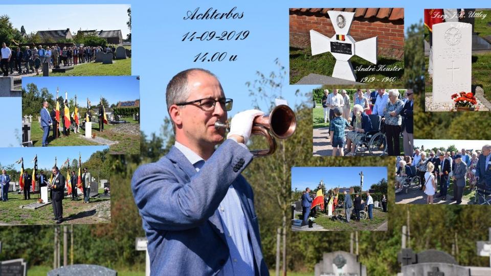 Herdenking 75 jarig bevrijding in Achterbos	