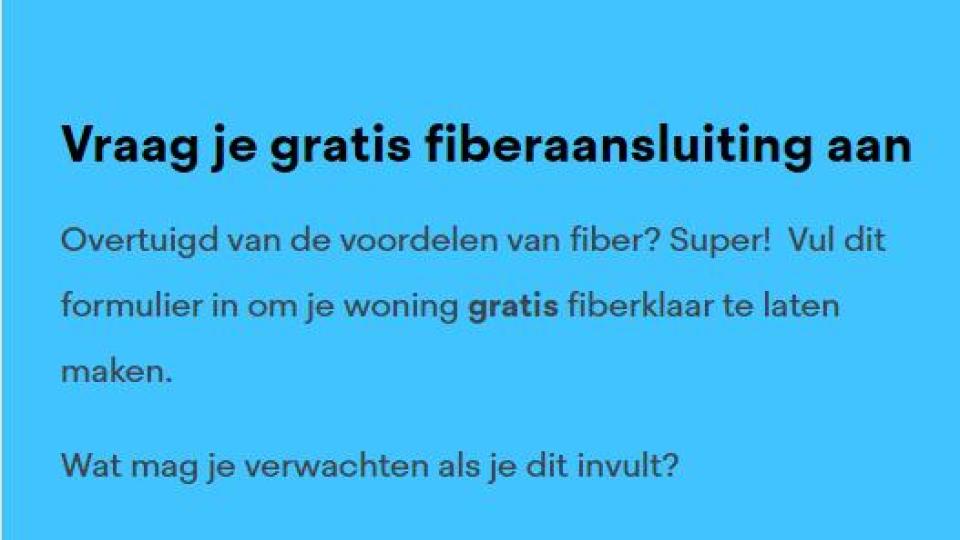 Gratis fiberklaar laten maken