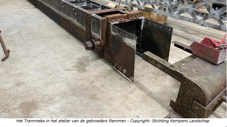 Restauratie Trammeke in volle gang