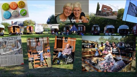 10 X " Woonwagen Weekend " bij café Christiane in Millegem