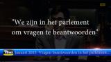 Vragen beantwoorden in het parlement