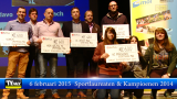 Huldiging sportlaureaten en kampioenen van 2014