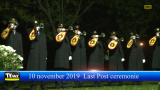 Last Post ceremonie met de klaroenblazers brandweerpost Mol