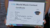 Fanfare Mol-Sluis 2é op het Wereld Music Contest