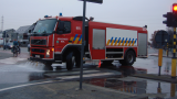 Brandweer oliespoor