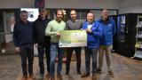 Zilvermeerrun overhandigt cheque aan VZW Help Brandwonden Kids